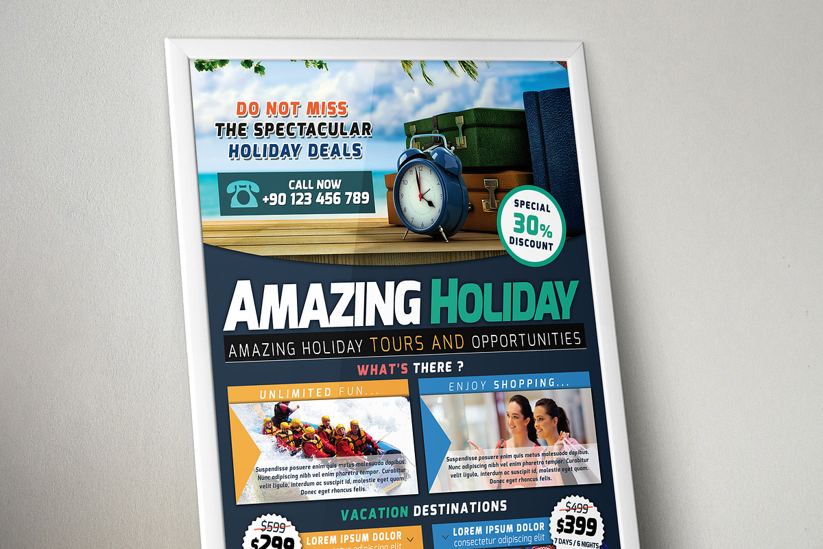Travel & Tour Trifold Brochure and F, a Brochure Template by fatihakdemir (Photo 2 of 5)