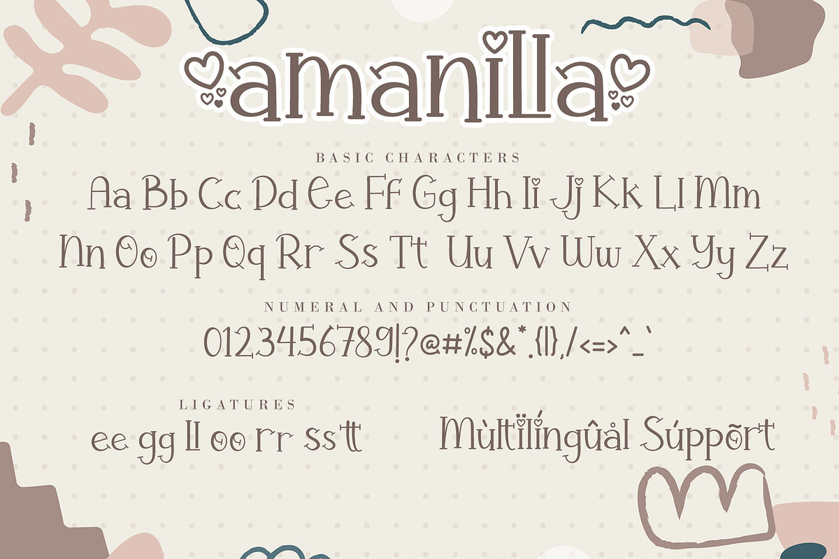 Amanilla, a Handwritten Font by AEN Creative Studio (Photo 6 of 7)