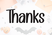 Happy Halloween | Script Font, a Script Font by Scratchones (Thumbnail 8 of 8)