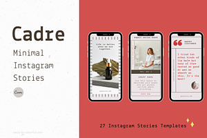 Cadre Minimal Chic Instagram Stories