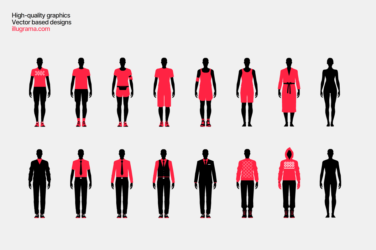 People Clothing - Modern Graphics, an Illustration by illugrama (Photo 12 of 12)