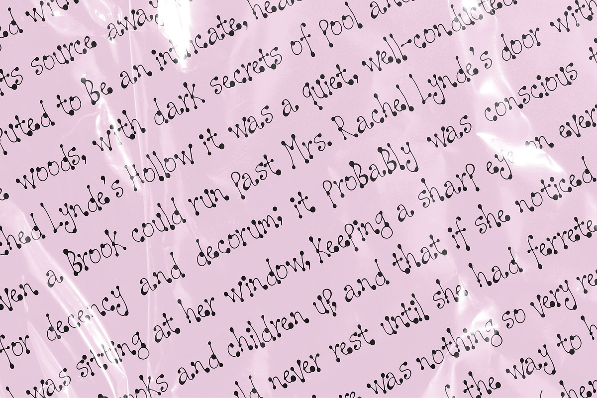 Hold That Note Dotted Display Font, a Handwritten Font by The October Creative (Photo 4 of 8)