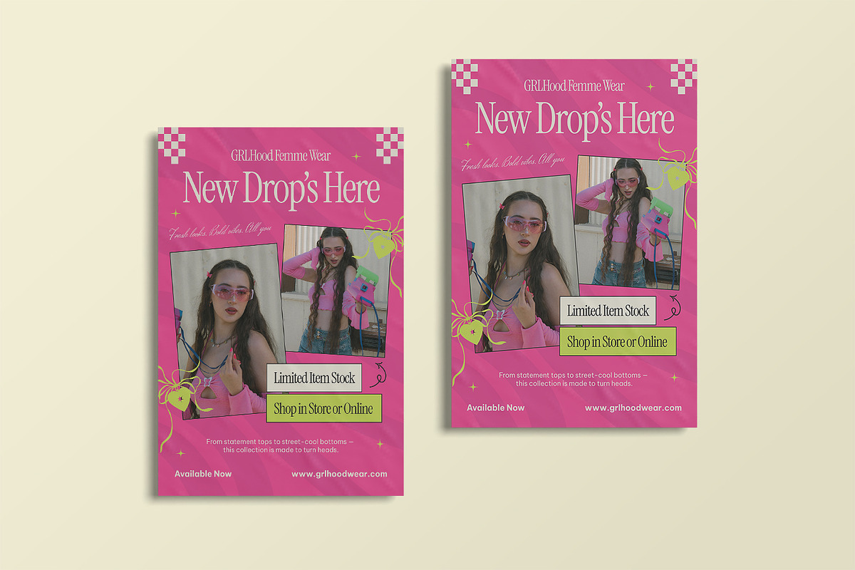GRLHood - Poster Template, a Print Template by StreaksideStd (Photo 3 of 3)