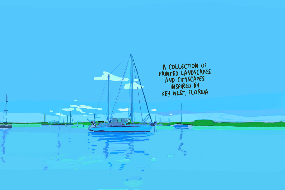 Paintings of Key West, Florida, a Graphic by Studio Funshop by Kelli (Photo 3 of 9)