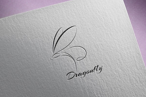 Dragonfly. Logo Template