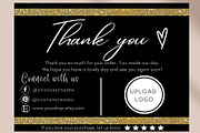 Printable  Thank you Cards small Bus, a Business Card Template by MORION (Thumbnail 1 of 4)