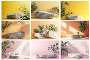 Natural Stone Podium Scene, a Background Photo by Nebbia (Thumbnail 2 of 3)