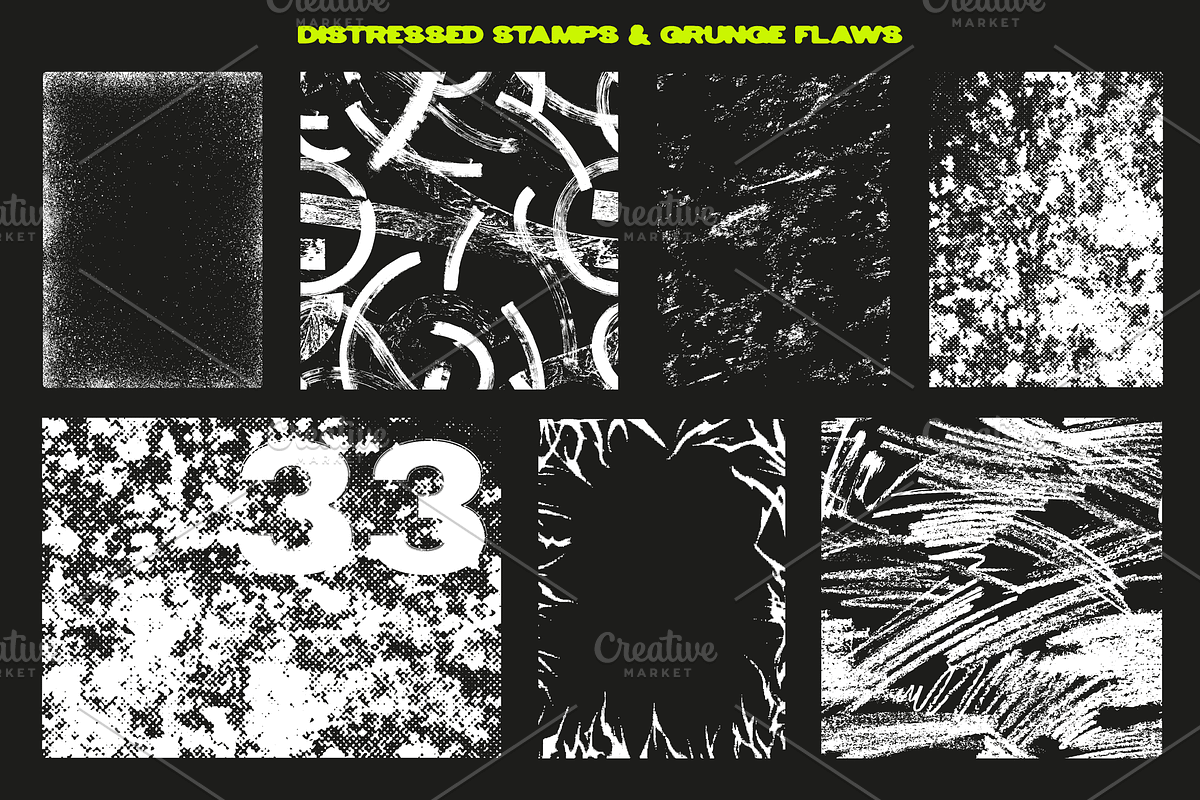 GRUNGE TEXTURE PACK — RAW & DISTRESS, a Texture Graphic by SergeyBitos (Photo 2 of 8)