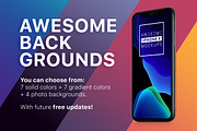 iPhone X Mockup - Slightly Rotated, an iPhone Mockup by Mockups & Illustrations (Thumbnail 6 of 13)