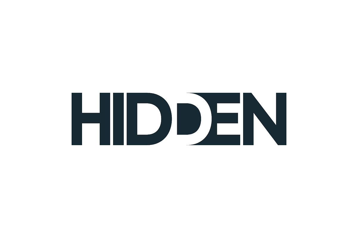 Hidden text logo with d hidden, an Object Illustration by LogosDen (Photo 1 of 3)