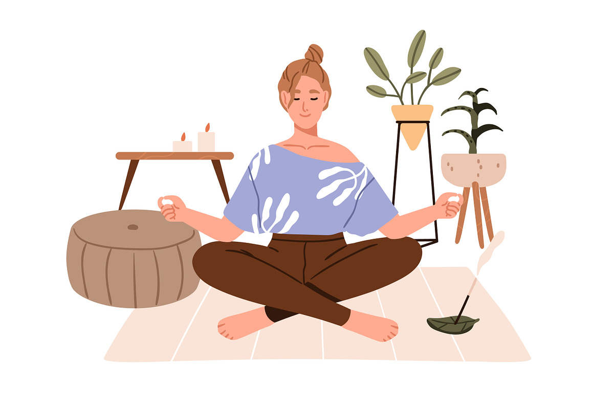 Women rest, spend time at home set, a Person Illustration by Good Studio (Photo 4 of 5)