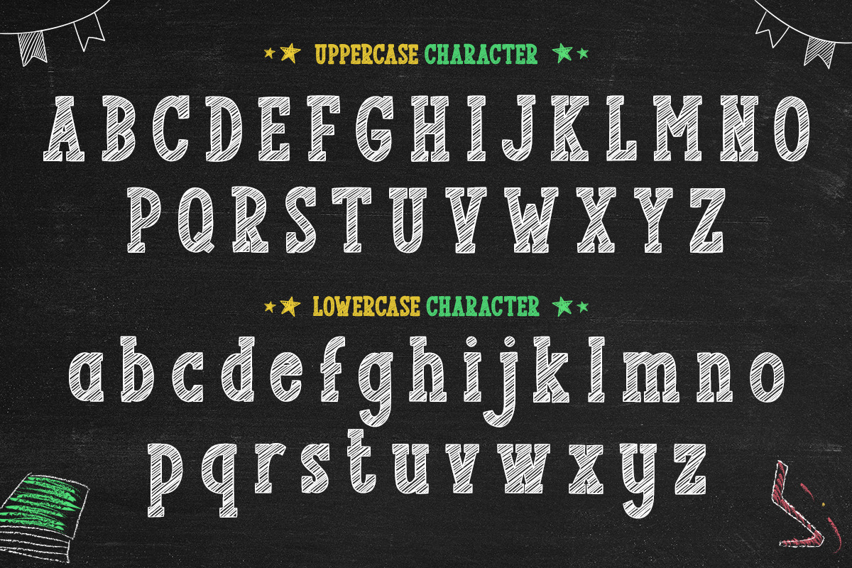 PRESCHOOL - Chalk Font, a Handwritten Font by Mozatype (Photo 8 of 10)