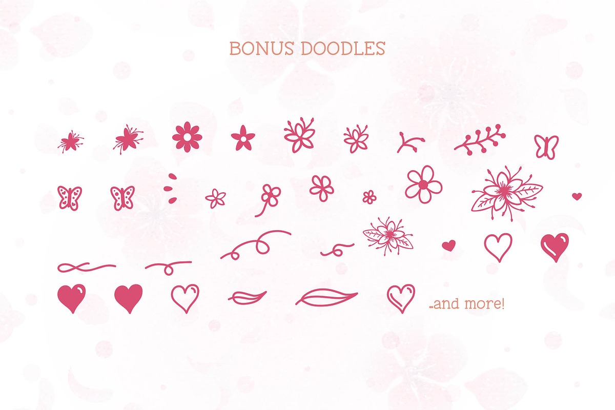 Pink Frangipani, a Script Font by Kristy Hatswell (Photo 6 of 7)
