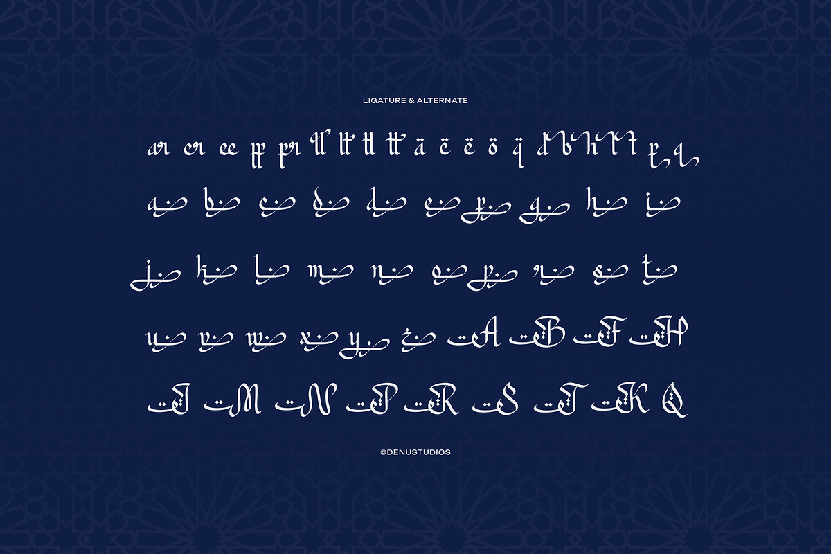 Ballaghi | Arabic Typeface, a Script Font by Denustudios (Photo 11 of 12)