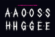 Fang - Scratch Font, a Font by Tugcu Design Co. (Thumbnail 4 of 4)