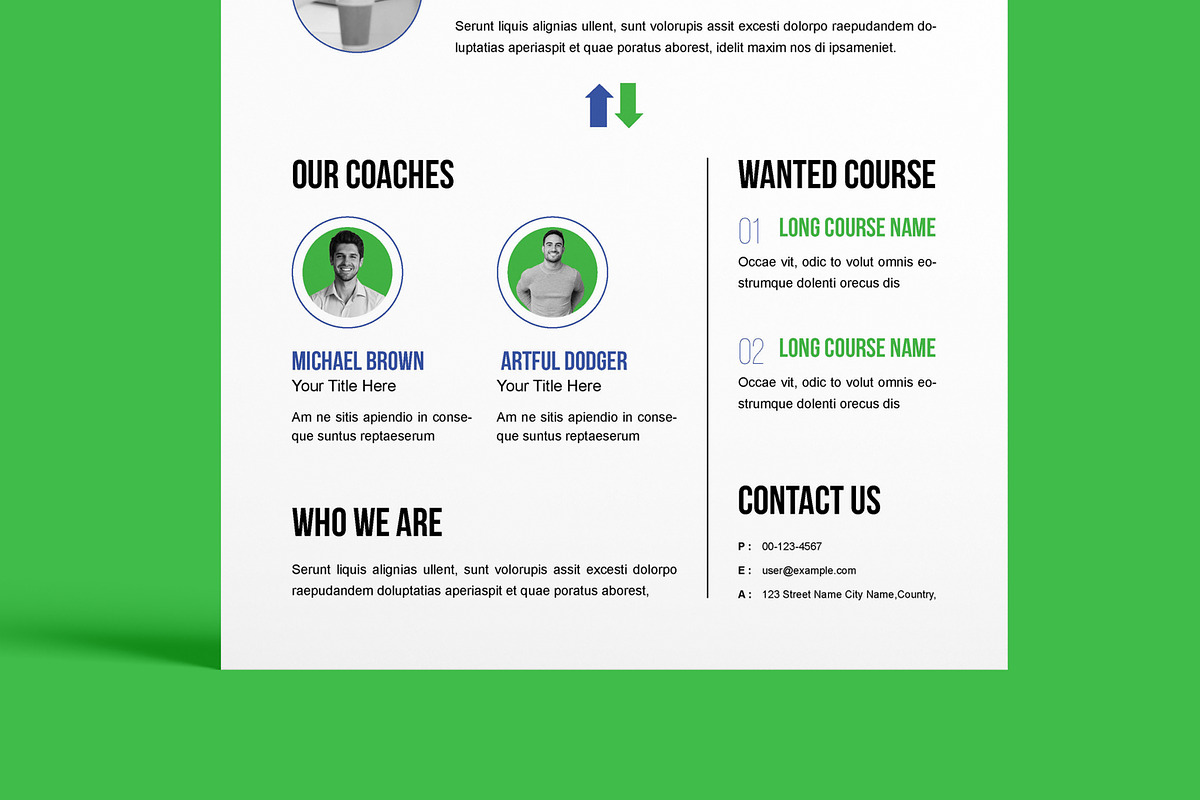 Online Course Flyer Template, a Flyer Template by MightyDesign (Photo 5 of 8)