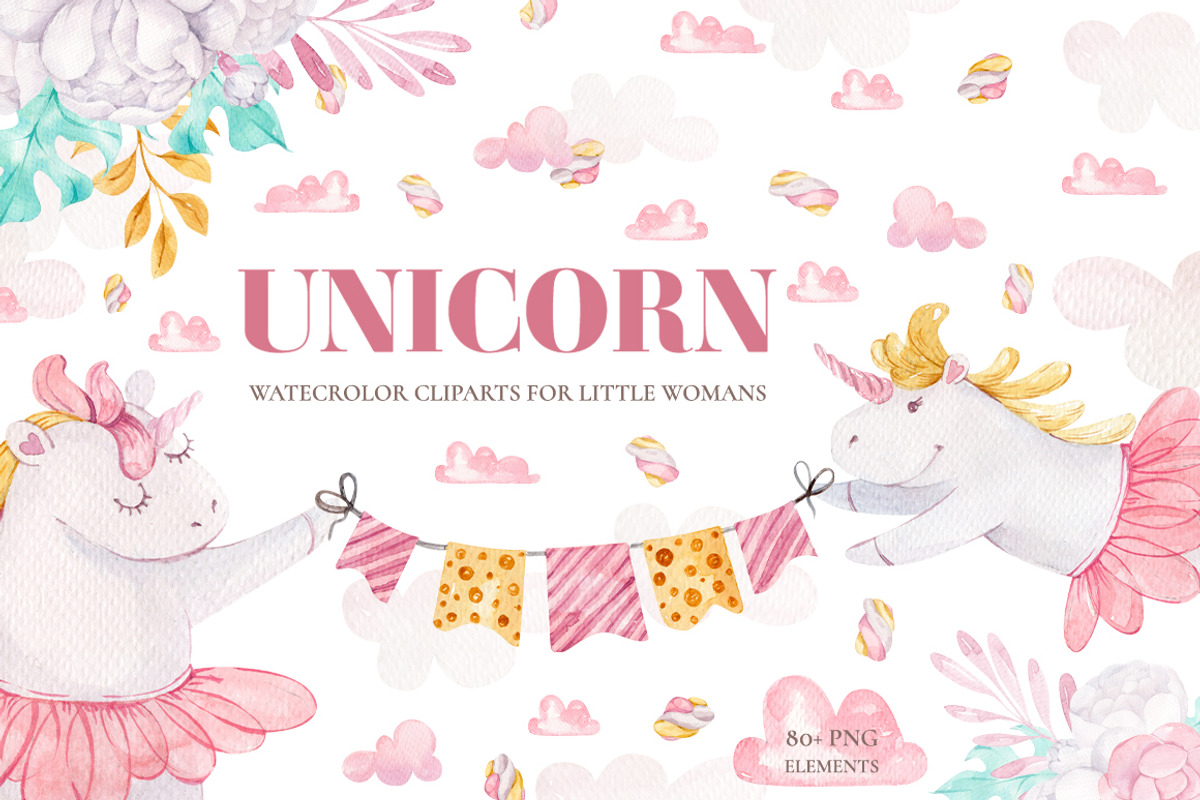 Unicorn party for small princess, an Animal Illustration by Re_Margarita_Art (Photo 1 of 10)