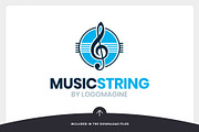 Music String Logo Template, a Branding & Logo Template by LOGOMAGINE (Thumbnail 7 of 16)