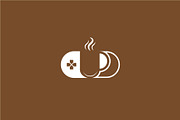 unique café logo design, a Branding & Logo Template by Dilum360 (Thumbnail 1 of 2)