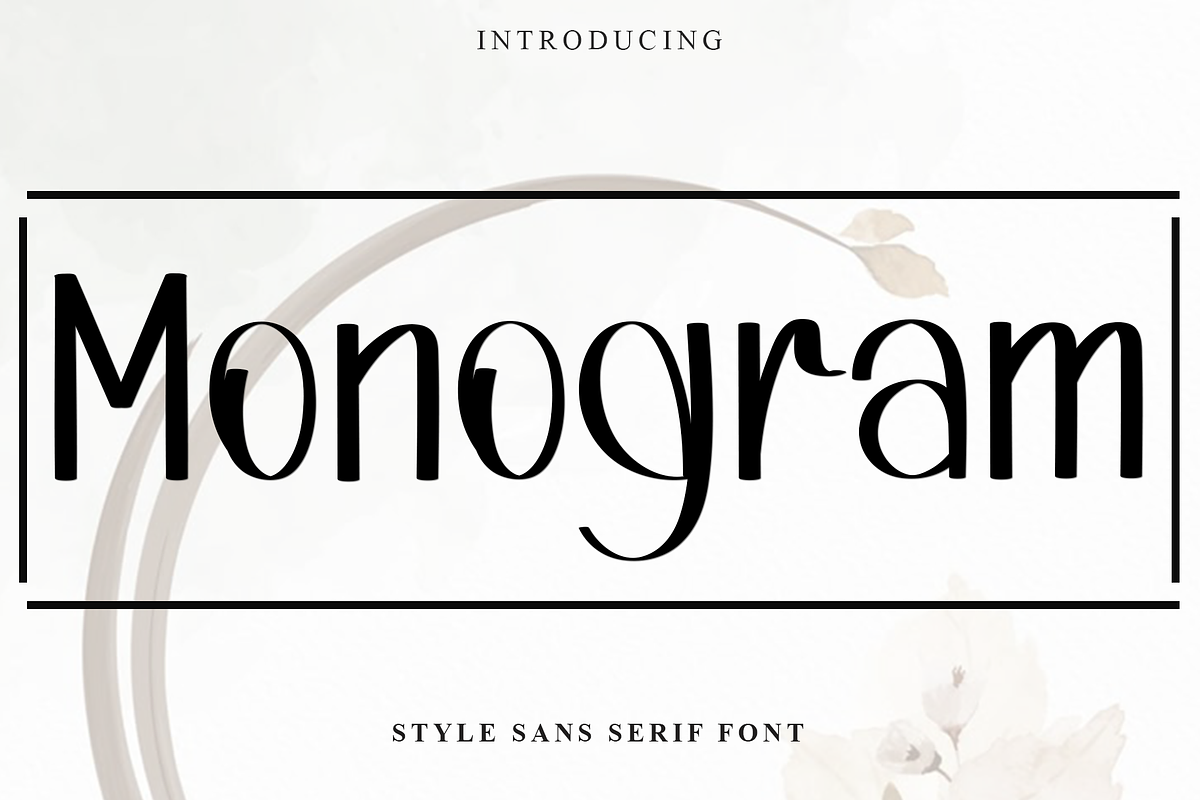 Monogram, a Script Font by InermediaSTUDIO (Photo 1 of 8)