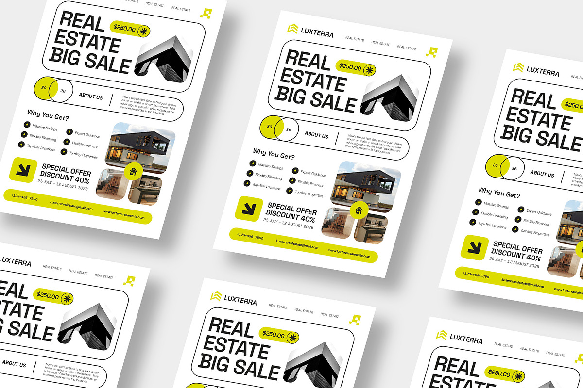 Luxterra Estate - Poster, a Poster Template by Esensifiksi.studio (Photo 2 of 3)