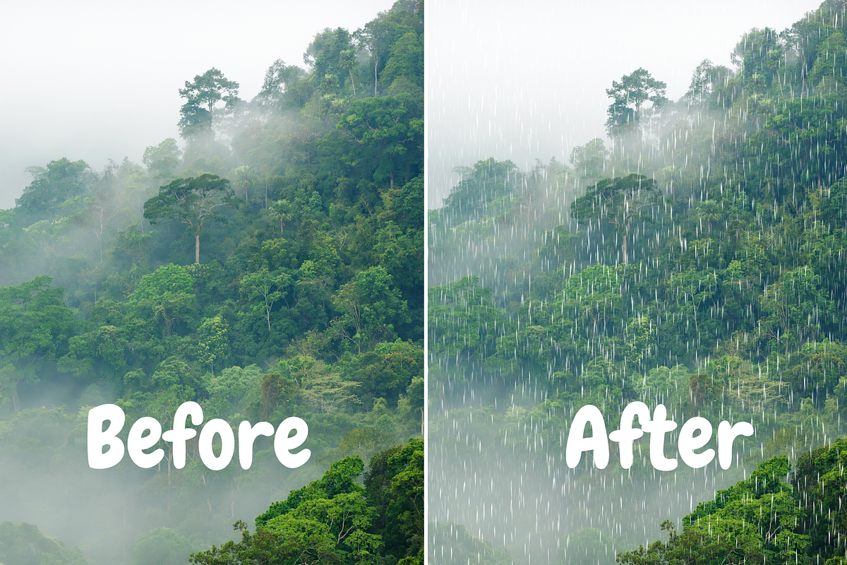 20 Realistic Rain Overlays, a Texture Graphic by youtoview (Photo 4 of 9)
