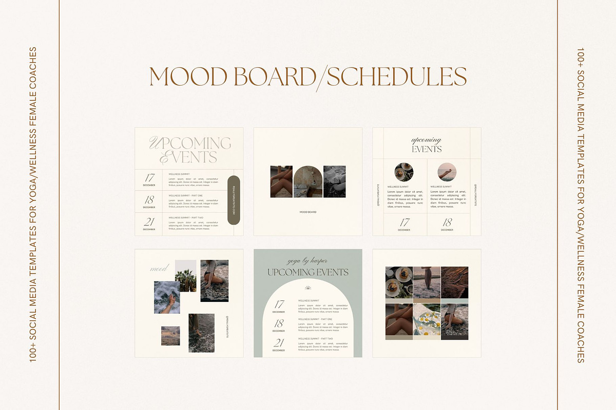 100 Yoga Wellness Instagram Bundle, a Social Media Template by With Faith & Love (Photo 12 of 15)