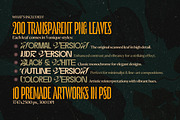 Broken Leaves 200 Transparent Object, an Object Graphic by nicholasasmita (Thumbnail 2 of 15)
