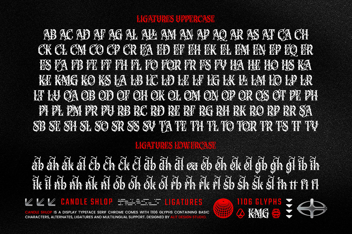 Candle Shlop Typeface, a Serif Font by alit design (Photo 17 of 20)