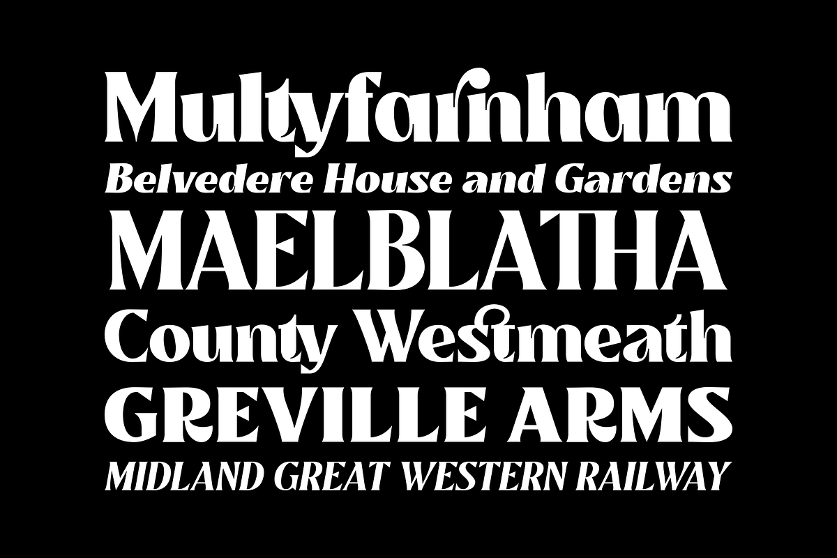 Mullingar | Display Typeface preview 3