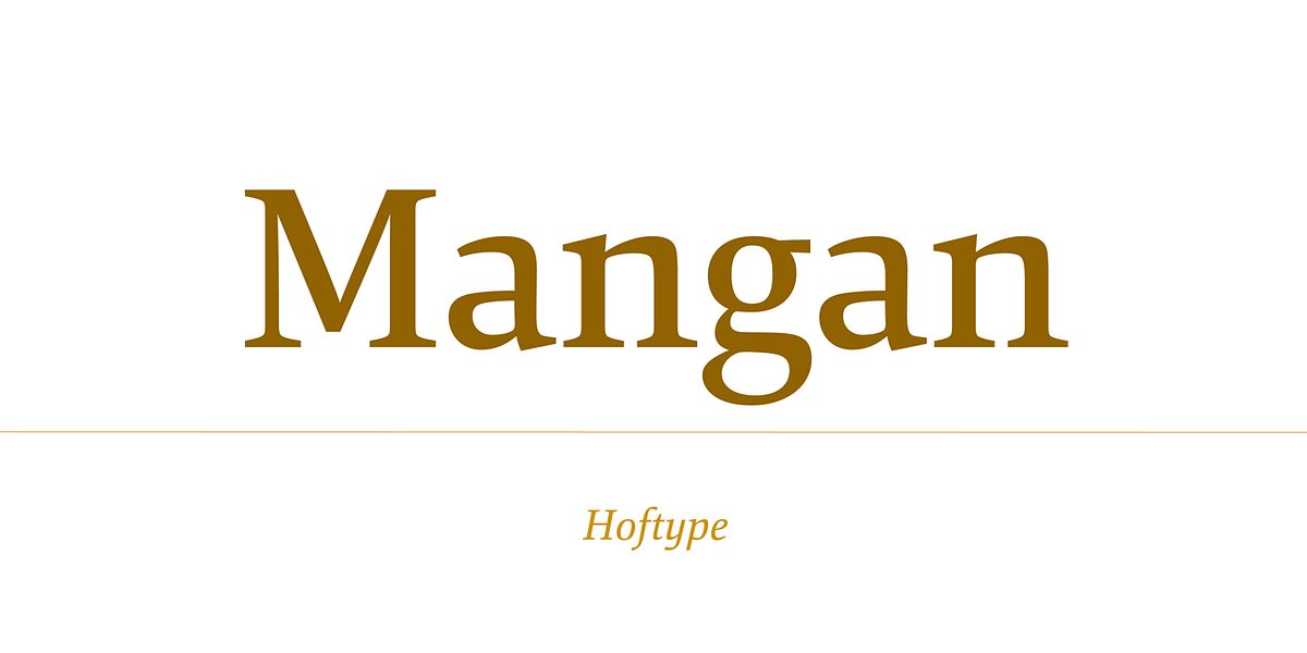 Mangan, a Serif Font by Hoftype (Photo 1 of 6)