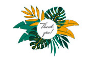 Tropical seamless patterns & leaves, a Pattern Graphic by EltaMaxArt (Thumbnail 12 of 12)