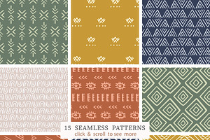 Ethnic Chic Vector Patterns