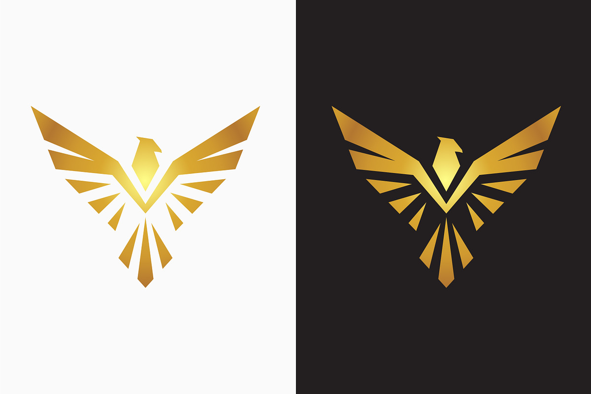 Phoenix Logo Gold Elegance Premium, a Branding & Logo Template by Signatoro