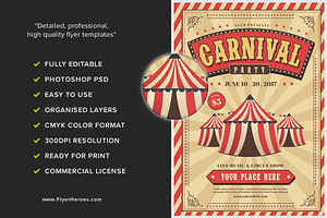 Carnival Event Party Flyer Template