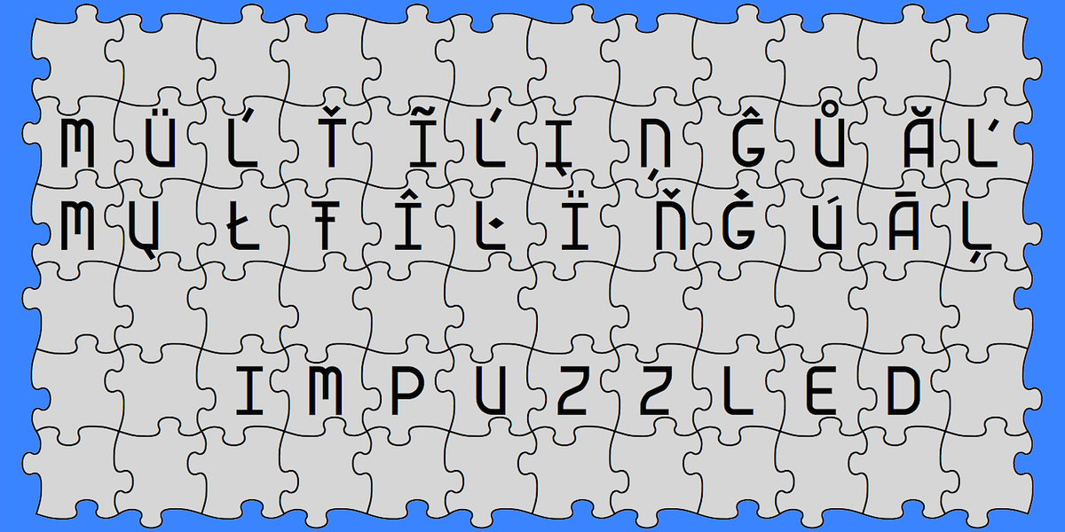 IMPuzzeled, a Font by Ingrimayne Type (Photo 7 of 7)