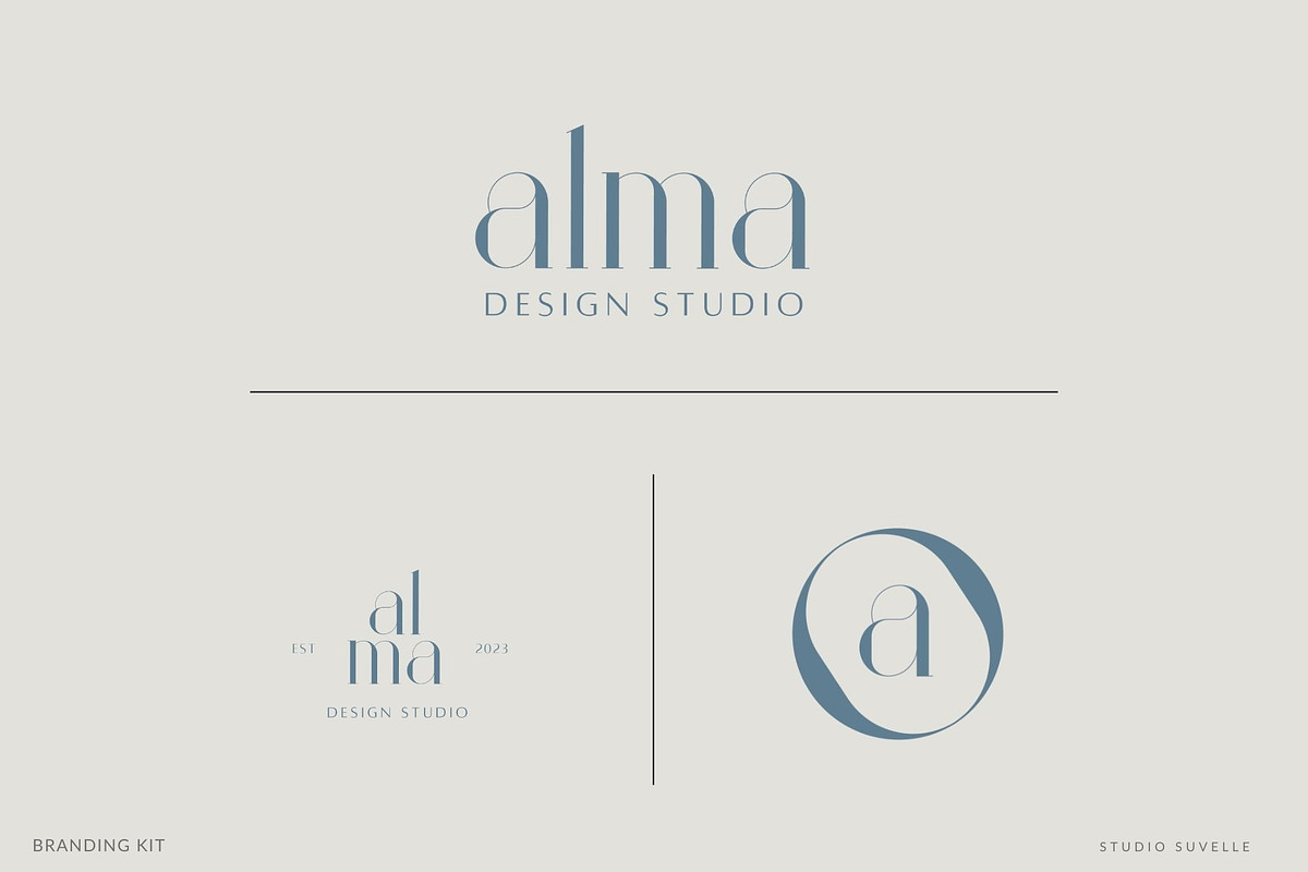 ALMA Premade Logo Design, a Branding & Logo Template by Studio Suvelle (Photo 3 of 6)