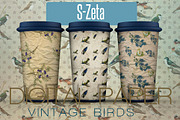 Vintage Birds- 10 Digital paper, a Texture Graphic by JAY MID IMAGE (Thumbnail 1 of 4)