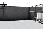 Basketball Court Mockup, an Advertising Mockup by Dudukbersama (Thumbnail 4 of 4)