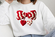 Cozy Valentine Bow PNG, an Illustration by DreamArtGraphic (Thumbnail 3 of 4)