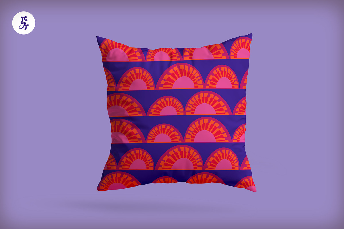4 Retro Seamless Vector Pattern, a Pattern Graphic by Pia Kolle (Photo 3 of 14)
