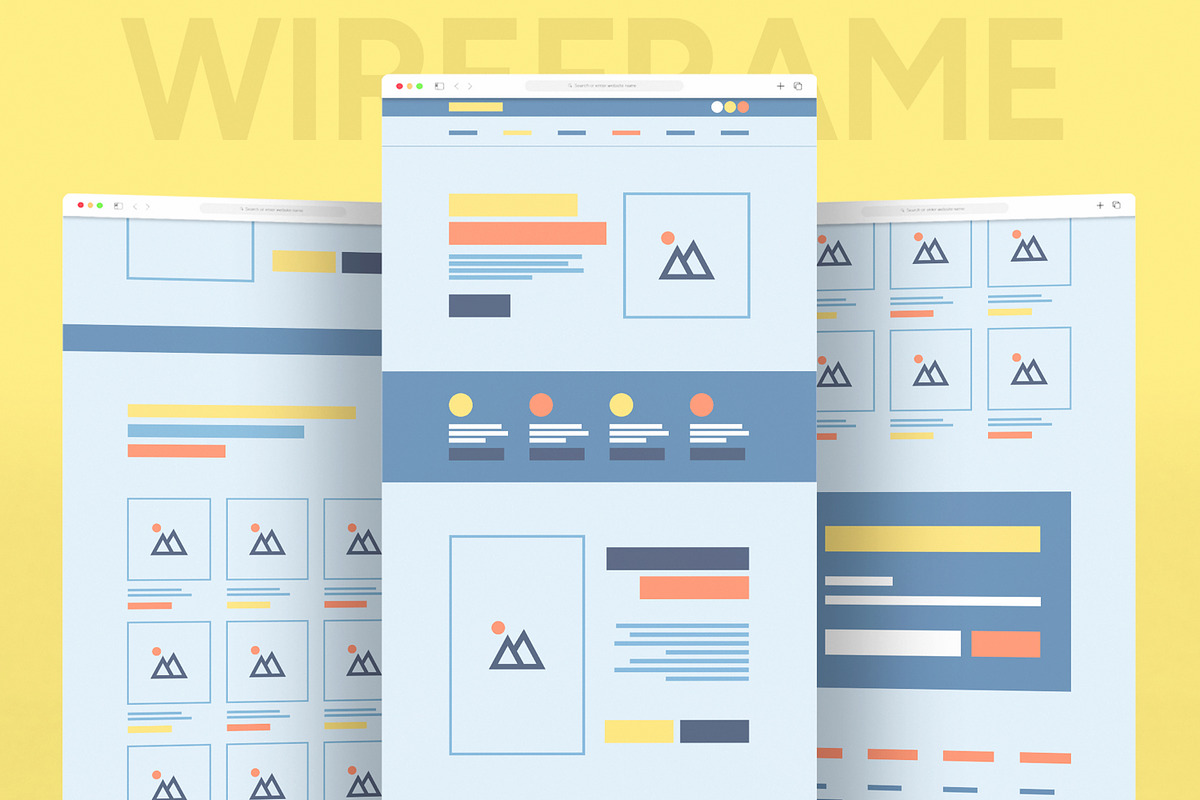 Creative Wireframe Landing Page, a Landing Page Template by ContestDesign (Photo 1 of 6)