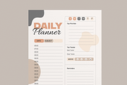 Daily Planner Template, a Stationery Template by MightyDesign (Thumbnail 4 of 8)