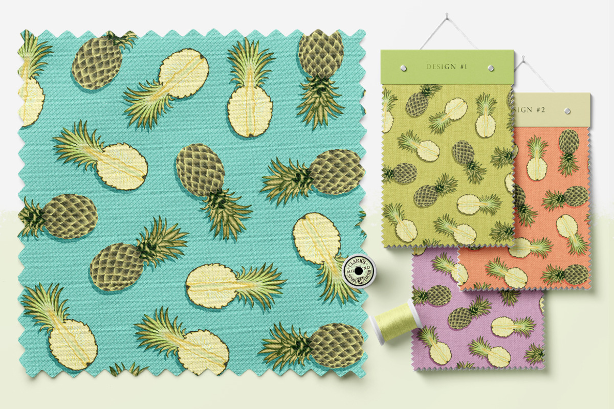 Pineapples - pattern, a Pattern Graphic by Yummy (Photo 5 of 7)