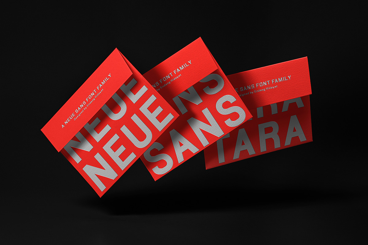 Neuesanstara Font Family, a Sans Serif Font by Bang Kumis Typefoundry (Photo 2 of 7)