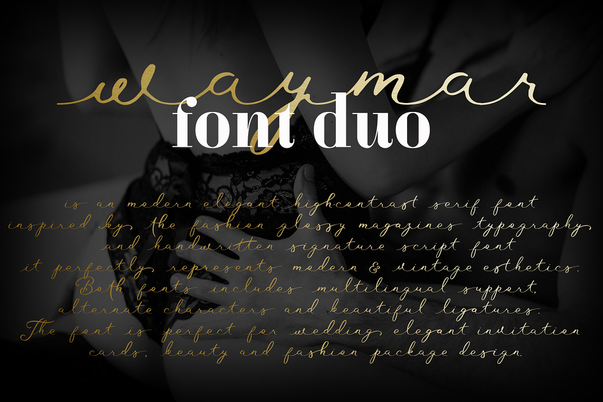 Waymar font duo preview 3