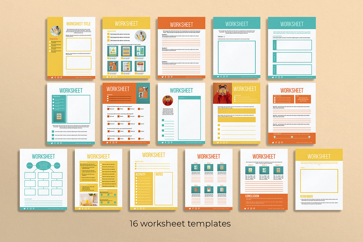Canva Template for Ebook Workbook, a Templates & Theme by Miri Campbell