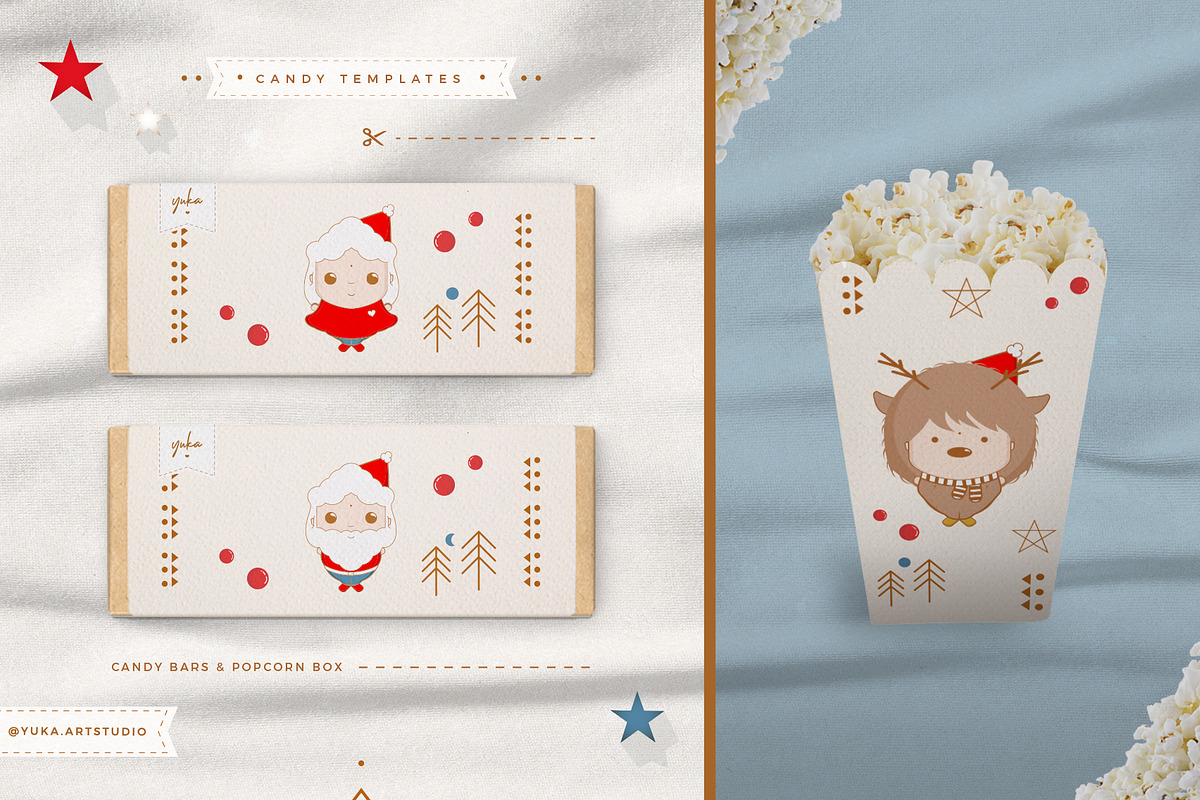 Sweet Christmas - Party Decor, a Decorative Illustration by Yuka Baby (Photo 5 of 10)