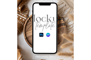 Minimal Nature Mobile Screen Mockup, a Mockup by MockupWizard (Thumbnail 1 of 5)