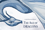 The Age Of Dragons Clipart Set, a Decorative Illustration by ArtCreationsDesign (Thumbnail 17 of 18)